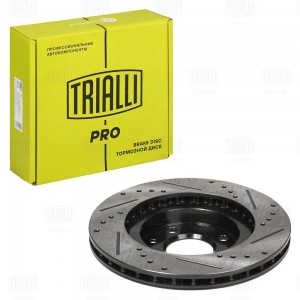 Диск торм. Renault Logan II (13-)/Sandero II (14-)/Clio IV (12-) перед. d=258 пе DF 3117S TRIALLI