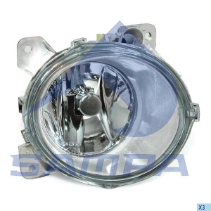 Фара противотуманная левая наружн. Scania P/G/R/T серия 042074 SAMPA