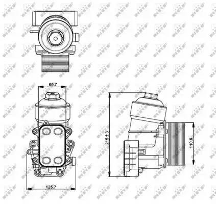 AUDI Q3 (2012>)/VW GOLF VI (2009>) В СБОРЕ 31355 NRF