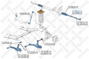 тяга рулевая!\ Volvo V70/S70/C70 all 97> 5500323SX STELLOX