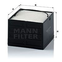 Фильтр топливный грубой очистки 76x76x54; MAN TRUCK L2000 + L2000 Evolution (94- PU 89 MANN FILTER