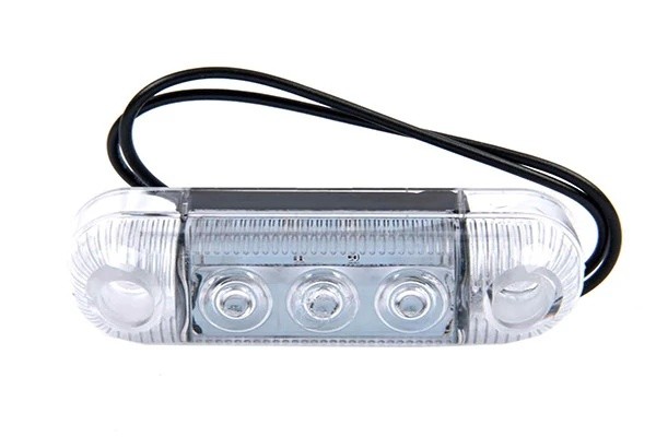 фонарь габаритный! накладной LED белый (красный свет) c проводом\ Schmitz 87-33618-SX STELLOX