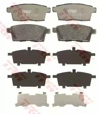 Колодки задние MAZDA CX-7, CX-9 GDB3472 GDB3472 TRW