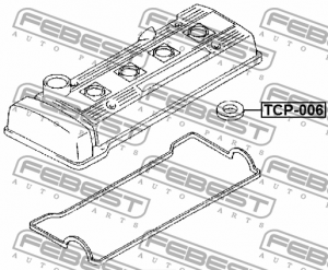 Кольцо уплотн свечного колодца TOYOTA COROLLA 1995-2000 TCP-006 TCP-006 FEBEST