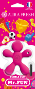 Ароматизатор на дефлектор полимерный (bubble gum) 23г Mr.Fun AURA FRESH 23178 AURA FRESH