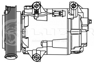 Компрессор кондиц. для а/м Renault Megane II (02-) 1.4i/1.6i LCAC0909 LCAC0909 LUZAR