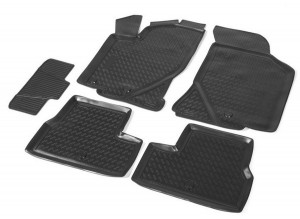 коврики салона! полиуретан 5 шт.\ Datsun mi-DO HB 15>/on-DO SD 14>, Lada Granta  16001001 RIVAL