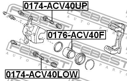 TOYOTA YARIS (2005-2011) 0174-ACV40LOW FEBEST