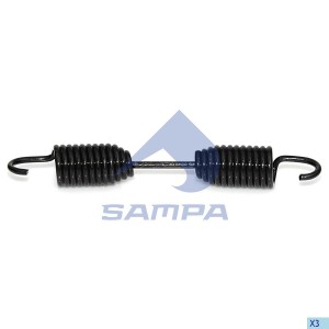 Пружина FRUEHAUF ROR полуприцепа колодок стяжная (203х30х5.0) SAMPA 082.009 SAMPA