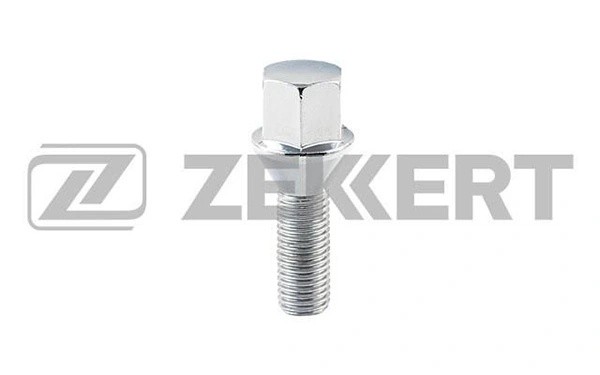 Болт колесный конус 12mm*1.50 длина резьбы 28 ключ 17 Цинк BE4020 BE-4020 ZEKKERT