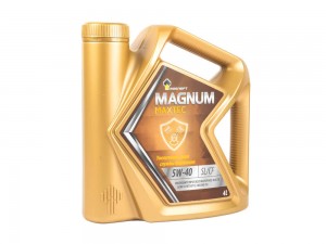 Масло моторное РОСНЕФТЬ MAGNUM Maxtec 5W40 SL/CF п/синт.4л 40814642 ROSNEFT
