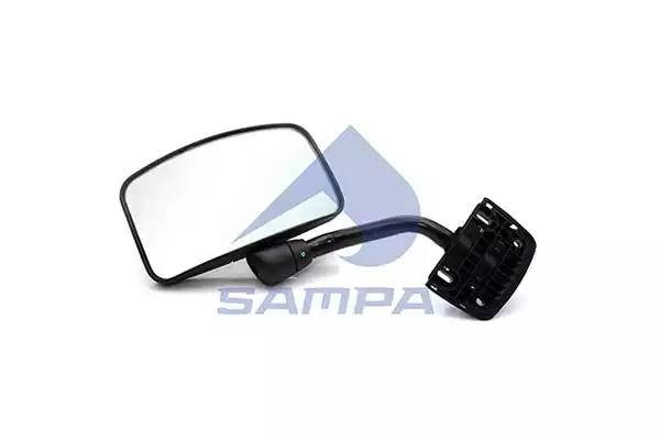 Зеркало боковое DAF бордюрное переднее с кронштейном SAMPA 051120 SAMPA