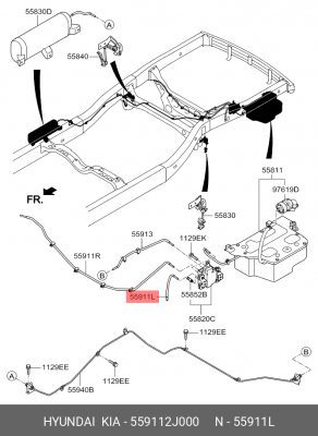 559112J000 ДЕТАЛЬ 559112J000 MOBIS
