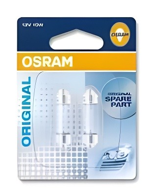 к-кт ламп ORIGINAL LINE! 2шт. (C5W) 12V 10W SV8.5-8 качество ориг. з/ч (ОЕМ)\ 6411-02B OSRAM