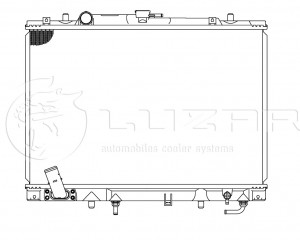 Радиатор охл. для а/м Mitsubishi Pajero Sport K90 (98-) 3.0i M/A LRc11126 LRC11126 LUZAR