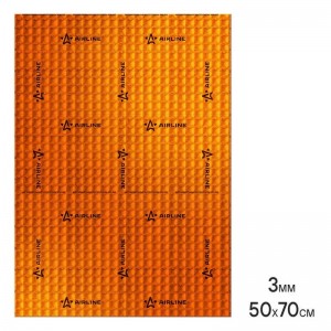 Вибро - шумоизоляция "Main 3" PRO (50*70 см) КС, 3 мм, фольга 90 мкм. КМП 0,30 / ADVI009 AIRLINE