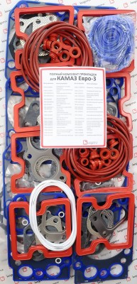 Прокладка двигателя КАМАЗ-ЕВРО-3 полный комплект КВАДРАТИС KVP-7406-1002009-03 KVADRATIS