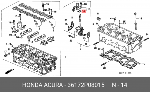 ПРОКЛАДКА СОЛЕНОИДА 36172P08015 36172P08015 HONDA