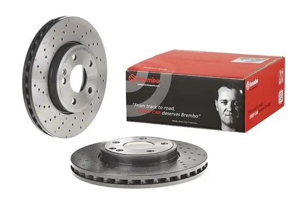 Диск тормозной перфорированный 09.B436.51 09.B436.51 BREMBO