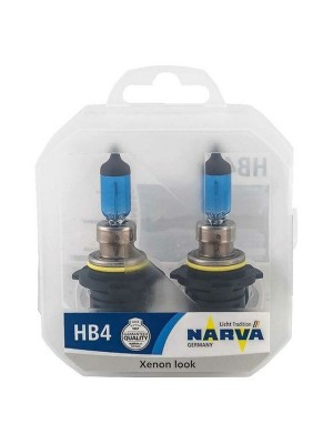 Лампа 12V HB4 55W P22d 4500K бокс (2шт.) Range Power White NARVA 486262100 NARVA