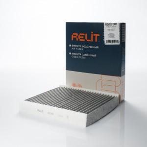 Фильтр салона для а/м Lada X-Ray, Lada Vesta (угольный) RELIT RSC7001 RELIT