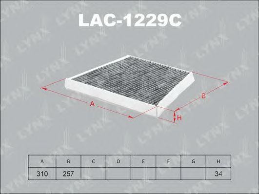 Фильтр салонный угольный подходит для MB E(W211) 02/CLS(C219) 04 LAC-1229C LAC-1229C LYNXAUTO