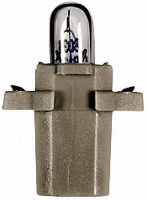лампа накаливания! 24V 1.2W (B8.3D) с полим. патроном (щитка приборов)\ 8GA007997-061 HELLA