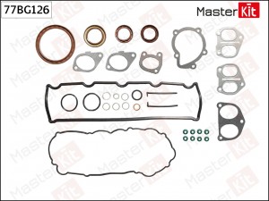 Комплект прокладок ДВС CITROEN/PEUGEOT/TOYOTA 1.9D 96- WJY/WJZ/WJX/1WZ 77BG126 77BG126 MASTER KIT