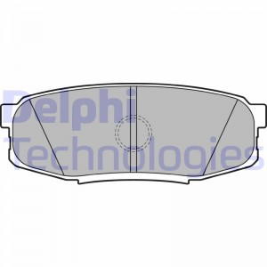 LP2154 колодки дисковые з.\ Toyota Land Cruiser 4.7/4.5D V8 08> LP2154 DELPHI