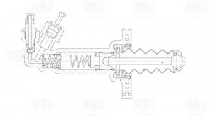Цилиндр сцеп. Skoda Fabia II (07-)/VW Golf IV (97-) 1.2i/1.4i/1.6i (рабочий) (CF CF 920 TRIALLI