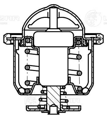 Термостат для а/м Lifan Solano (10-)/X60 (11-)/X50 (15-)/Breez (07-)термоэл.)82° LT 3002 LUZAR