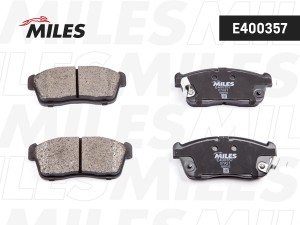 Колодки тормозные передние (без датчика) (Смесь Low-Metallic) SUZUKI IGNIS 00/AL E400357 MILES