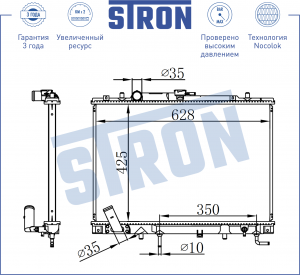 PAJERO/MONTERO SPORT (K9) (1998-2008) АКПП STR0106 STRON