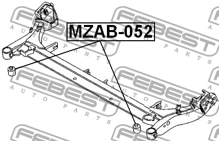 Сайлентблок MZAB-052 MZAB-052 FEBEST