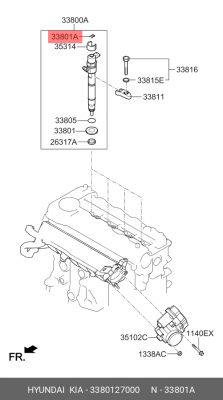 Скоба металическая 3380127000 MOBIS