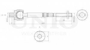 Тяга рулевая SSP-30007 UNIO