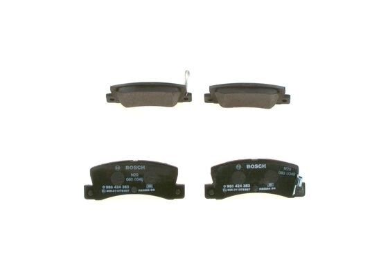 Колодки тормозные TOYOTA Carina,Corolla LEXUS передние (4шт.) BOSCH 0 986 424 383 BOSCH