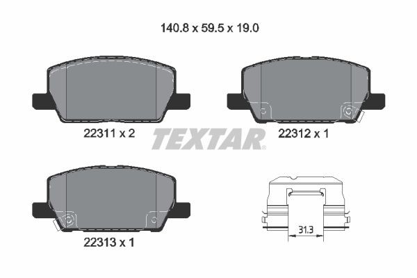 2231102 Элемент 2231102 TEXTAR
