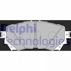 LP2487 колодки дисковые передние!\ Mazda 6 2.0/2.2D 12> LP2487 DELPHI