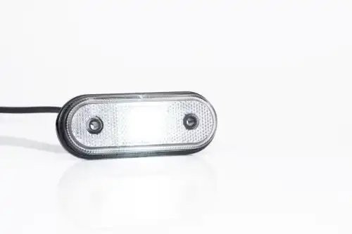 фонарь габаритный! белый LED 120x46 с проводом 0.5м\ FT020BLED FRISTOM