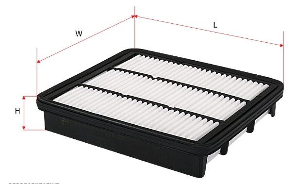 Фильтр воздушный HYUNDAI Terracan (01-06) SAKURA A2821 SAKURA