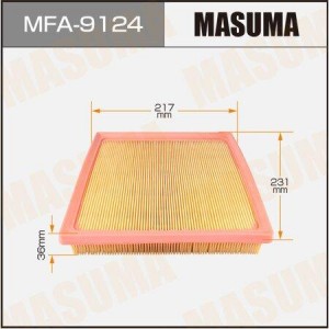 фильтр воздушный!\ Subaru Forester/Impreza/XV 16> MFA-9124 MASUMA