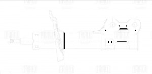 Амортизатор для а.м Opel Mokka 13- 2WD стойка пер. лев. AG21168 AG21168 TRIALLI