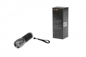 Фонарь-брелок, 40 lm, 9 диодов, батарейки 3хААА LECAR000063706 LECAR