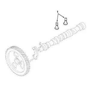 Толкатель клапана КАМАЗ Камминз EQB, BT, 6CT (3931623) (Haffen) 0301 HAFFEN