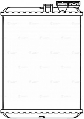 Радиатор отоп. для а/м Volvo S60 (00-)/S80 (98-)/XC90 (02-) (LRh 1056) LRH 1056 LUZAR