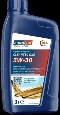 Масло моторное EUROLUB CLEANTEC DXS SP/GF-6A 5W30 синт.1л 385001 EUROLUB