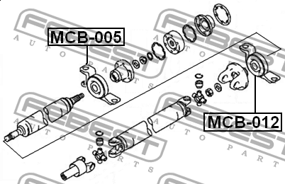 MITSUBISHI OUTLANDER (CU) (2003>) MCB-005 FEBEST