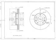 Диск тормозной передний AVANTECH BR3056S AVANTECH