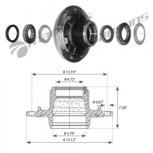 Ступица SAF (без подшипника) MANSONS 600406 MANSONS
